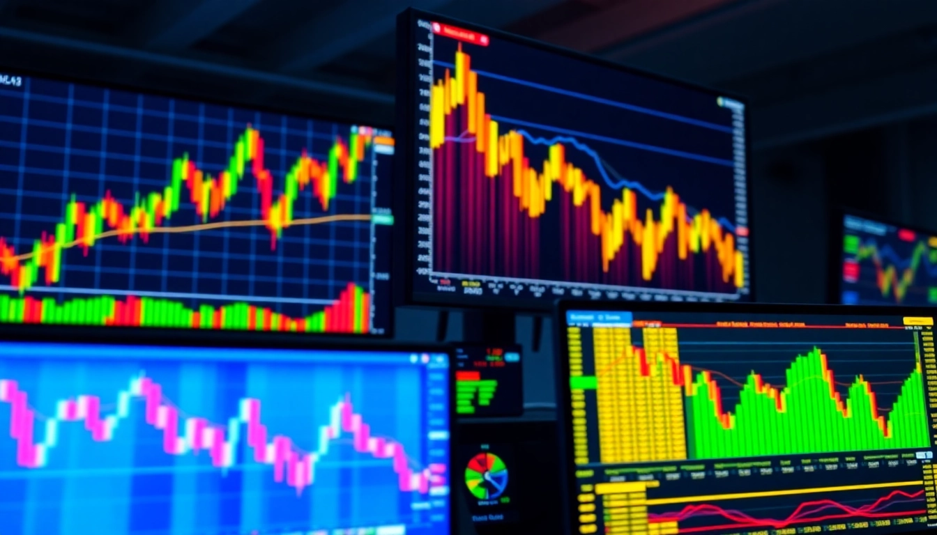 Trading view interface showing live market charts and data analysis for traders and investors.